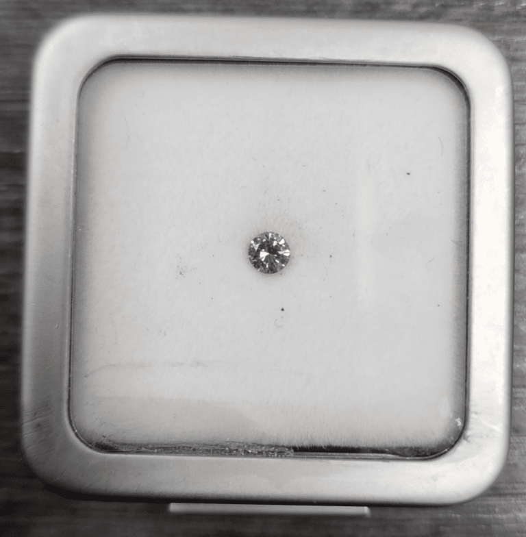 0.15ct 3P SI1 Round Pink Diamond