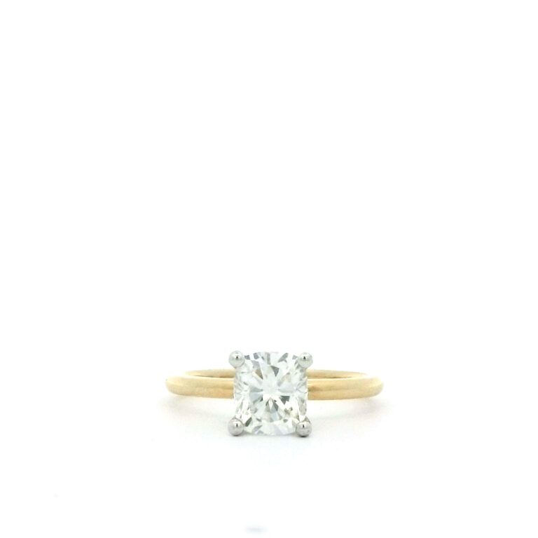 1.2ct F VS2 Cushion Solitaire Engagement Ring