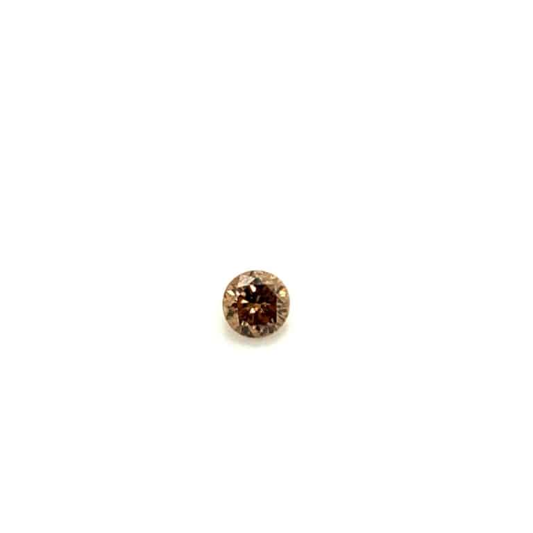0.25ct C5 Round Champagne Diamond