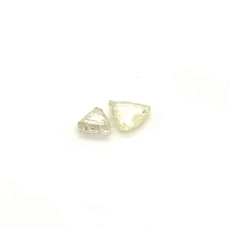 0.40ct Macle Shape Rough Diamond