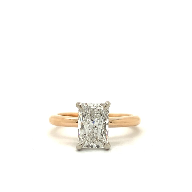 Angela &ndash; Solitaire Radiant Diamond Engagement Ring