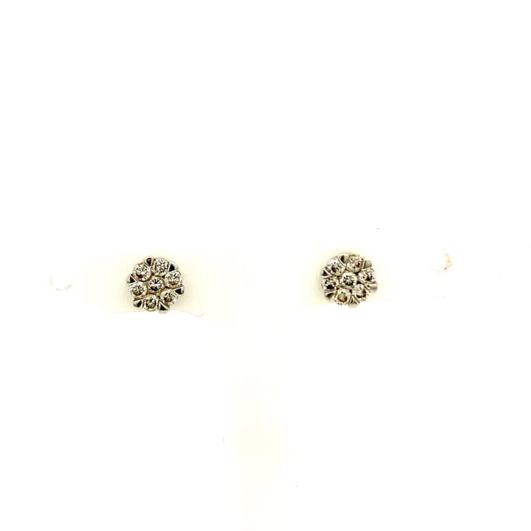 0.30ct Illusion Diamond Stud Earrings
