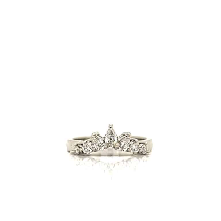 Carla &ndash; Diamond Crown Wedding Ring