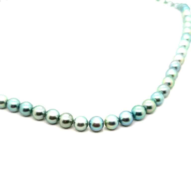 Blue Pearl Necklace