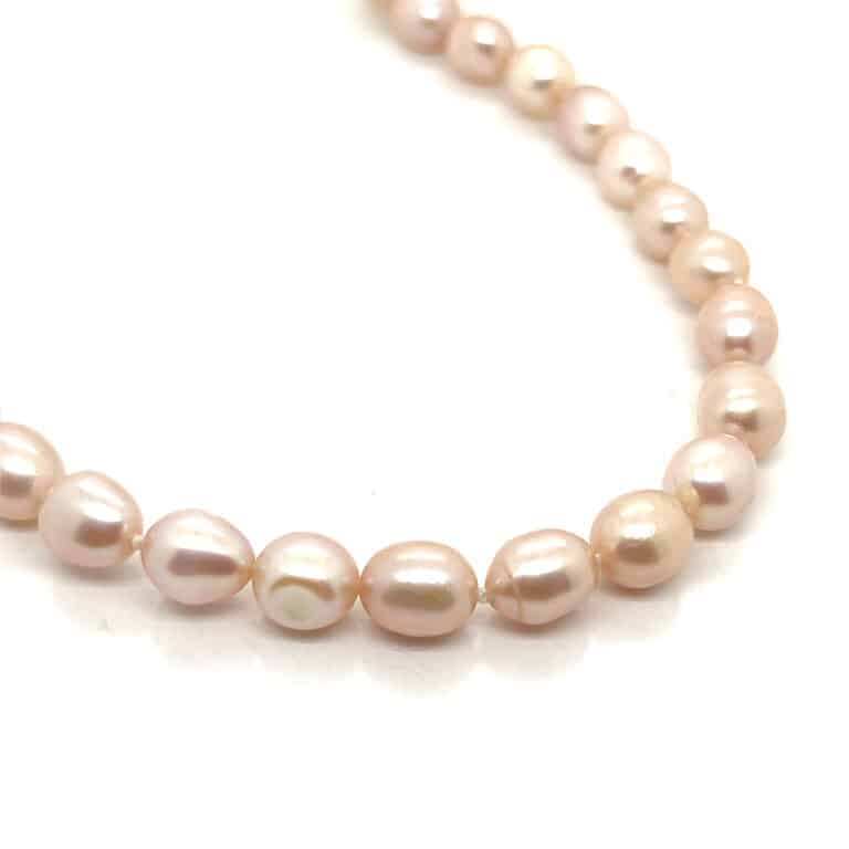 7mm Pink Freshwater Pearl Necklace