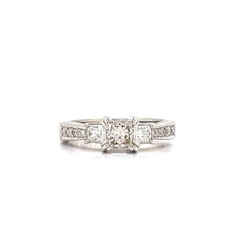 0.50ct I VS Princess Trilogy Ring