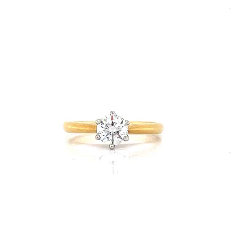 0.5ct D SI1 Solitaire Engagement Ring
