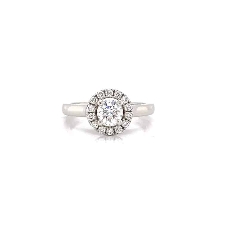 Alana &ndash; Round Halo Engagement Ring