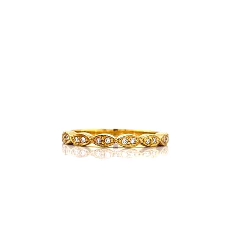 18ct Yellow Gold Stacker Wedding Ring