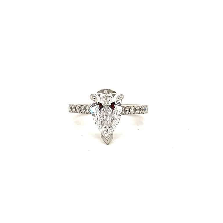 Billie &ndash; Pear Diamond Engagement Ring
