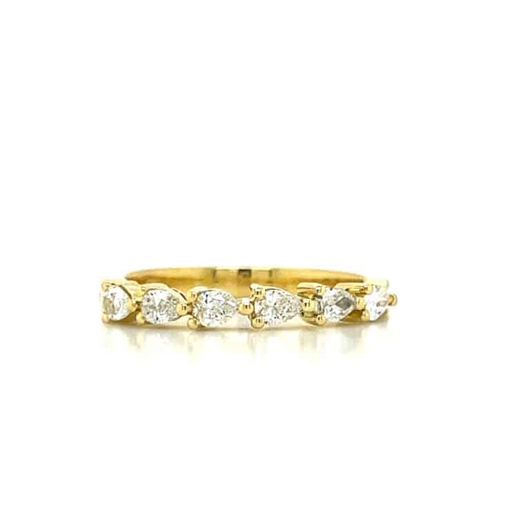 Bridget &ndash; Pear Diamond Wedding Ring