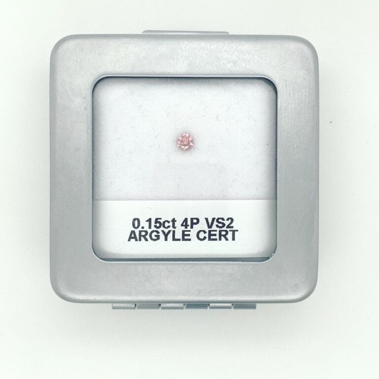 0.15ct 4P VS2 Round Pink Diamond