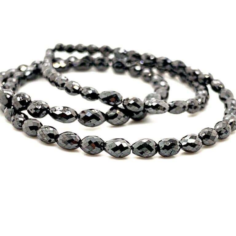 50ct Black Diamond Necklace