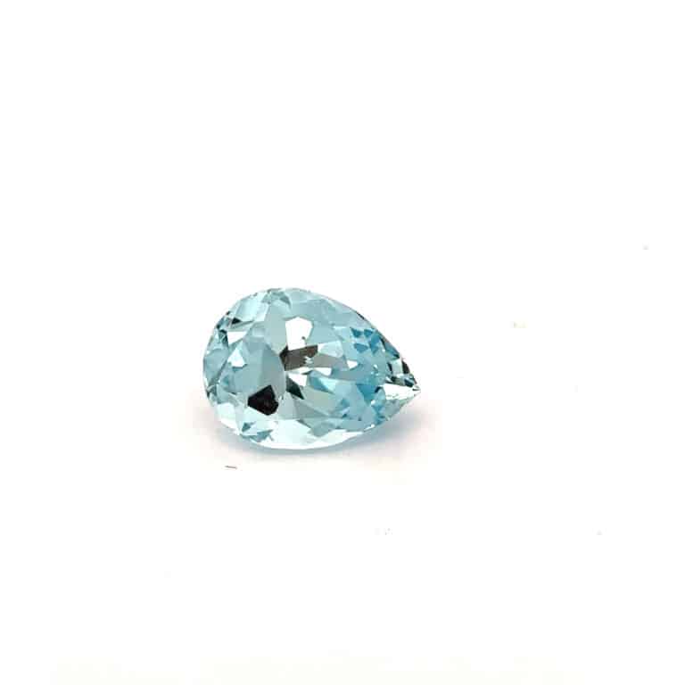 7ct Pear Cut Aquamarine