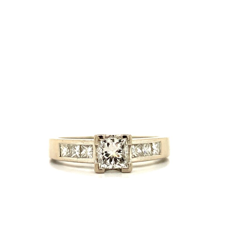 0.50ct E SI2 Princess Ring