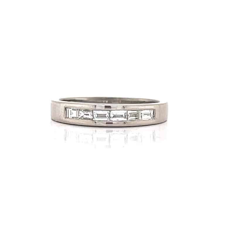 0.50ct G VS Baguette Wedding Ring