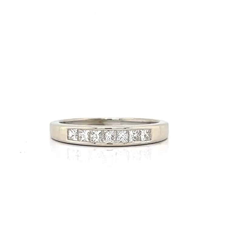 0.35ct G VS Princess Wedding Ring
