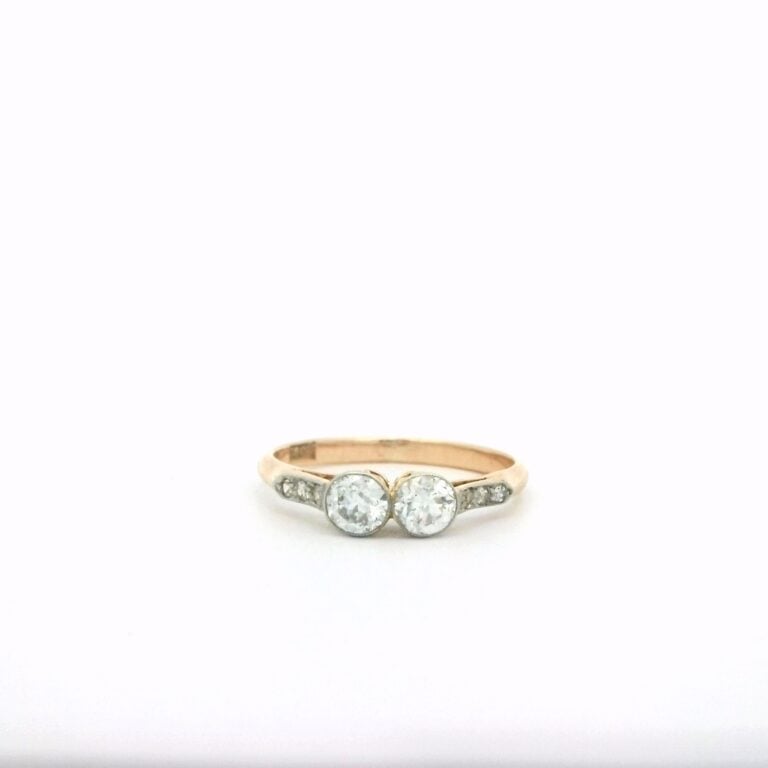 0.50ct Duo Diamond Vintage Ring
