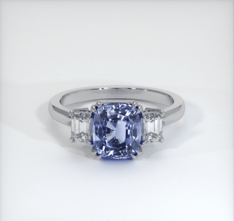 Barbara - Sapphire and Diamond Trilogy Ring