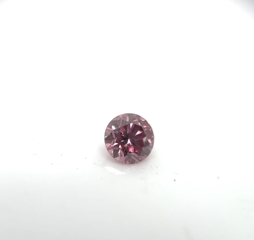 0.22ct 3PP P2 Round Pink Diamond
