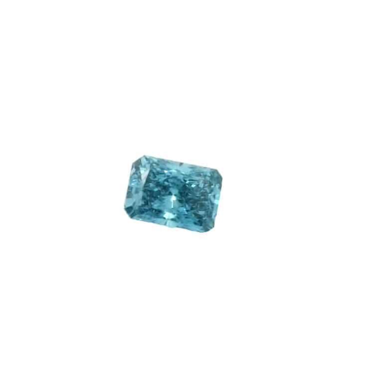 1ct Vivid Blue Radiant Lab-grown Diamond