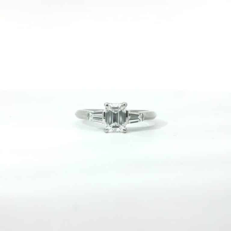 0.75ct E VS Trilogy Engagement Ring