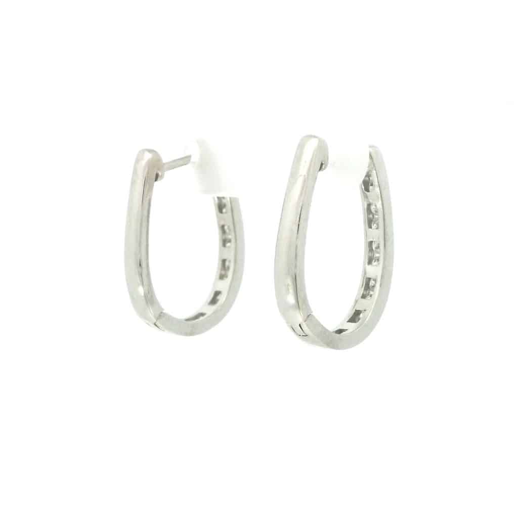 0.75ct H SI Diamond Huggie Earrings