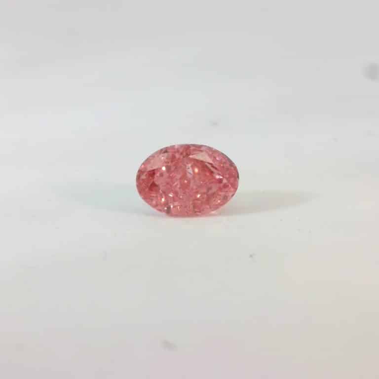 1.76ct Vivid Pink Oval Lab-Grown Diamond