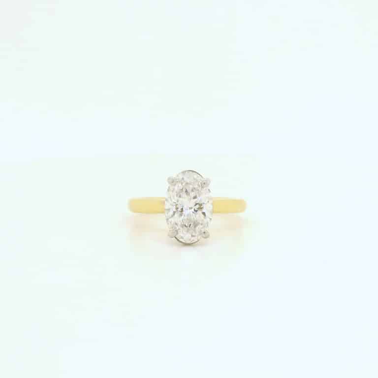 Cassidy &ndash; Oval Solitaire Engagement Ring