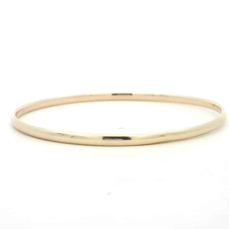 9ct Yellow Gold Solid Bangle