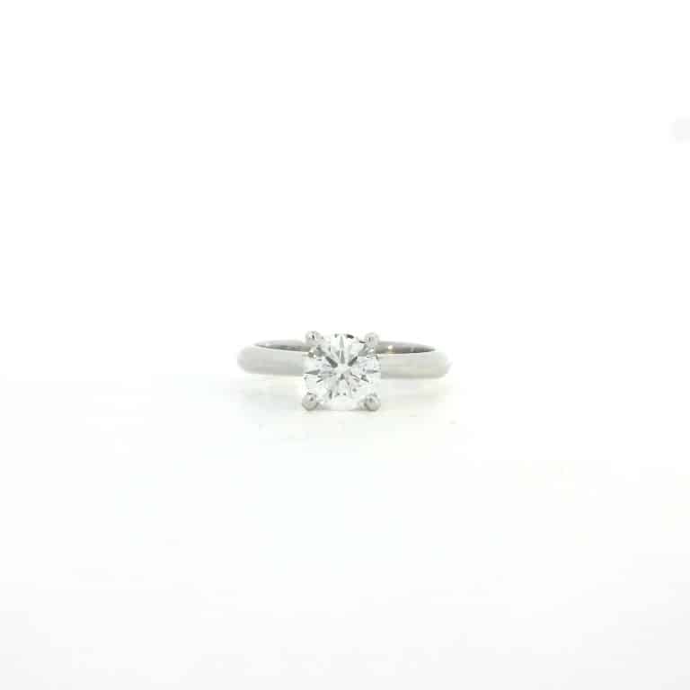 0.85ct G VS2 Kissing Diamond Engagement Ring