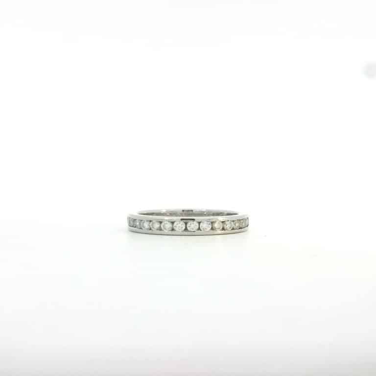 0.30ct Channel Set Diamond Wedding Ring