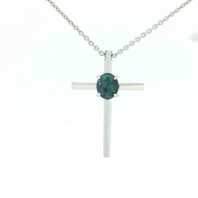 Wee Warra &ndash; Serenia &ndash; Black Opal Cross