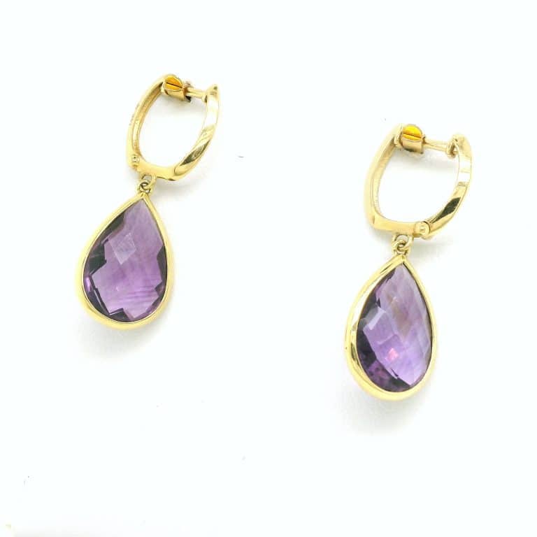 Amethyst Drop Earrings