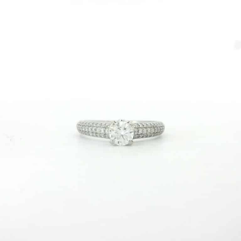 0.50ct G VS Round Diamond Engagement Ring