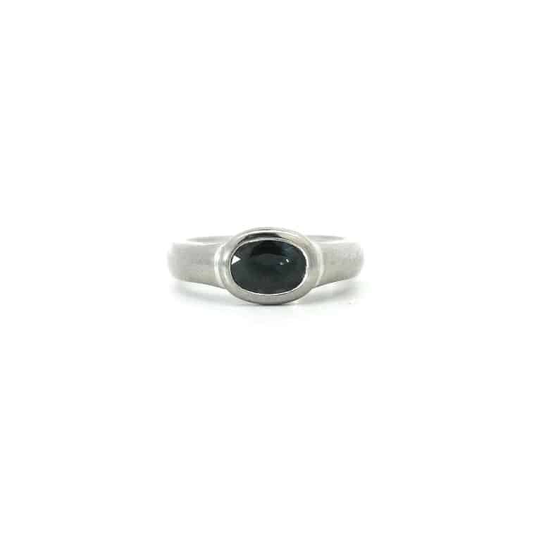 1ct Sapphire Solitaire Dress Ring