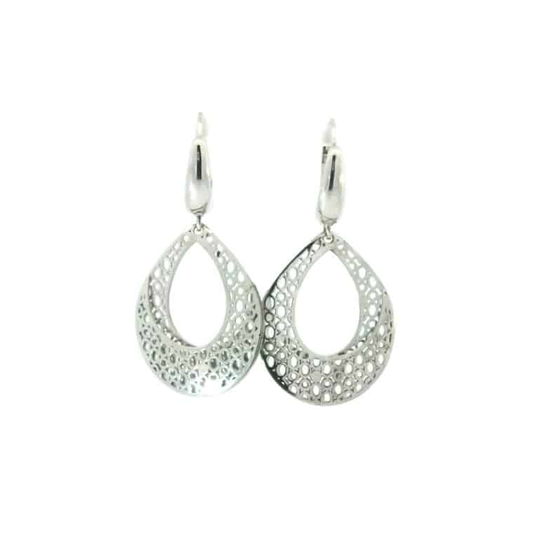 Italian 9ct Gold Teardrop Earrings