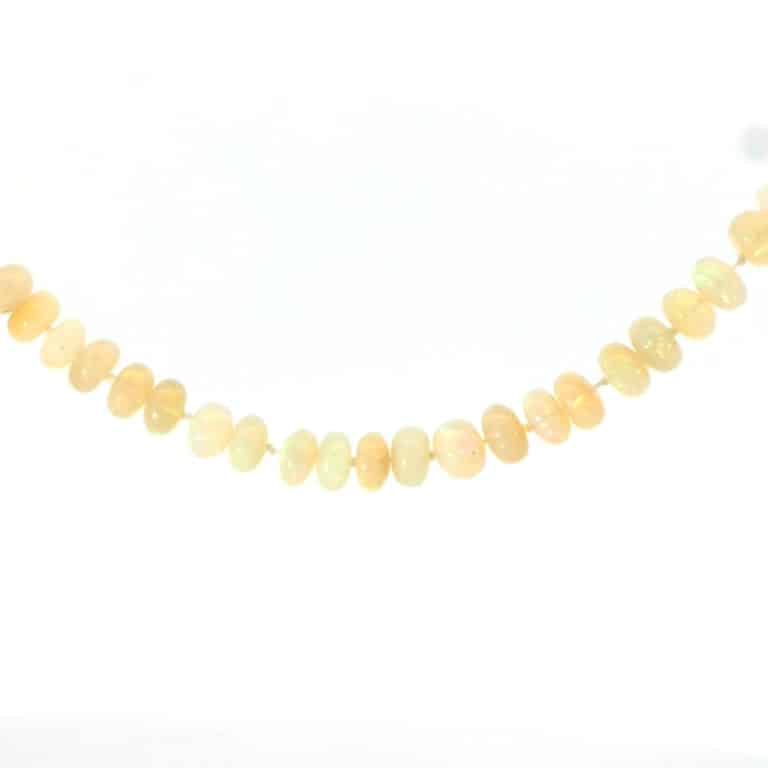 50ct Opal Bead Necklace