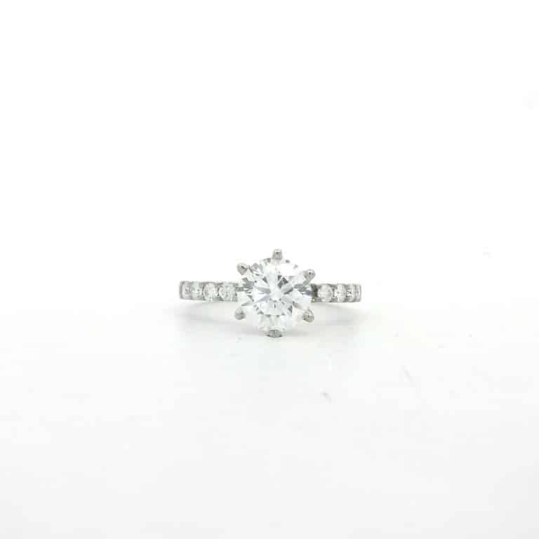 Clementine &ndash; 1.5ct D VS1 Lab-Diamond Engagement Ring
