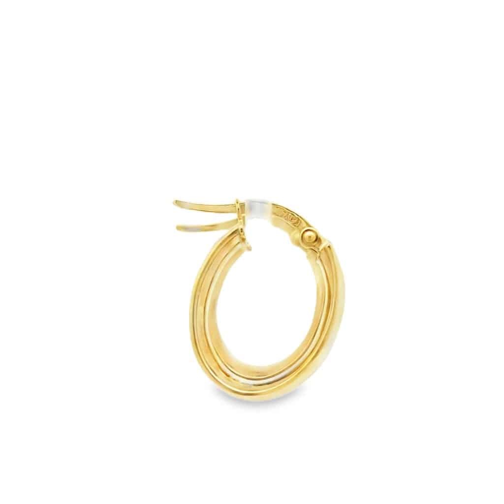 9ct Italian Gold Hoop Earrings