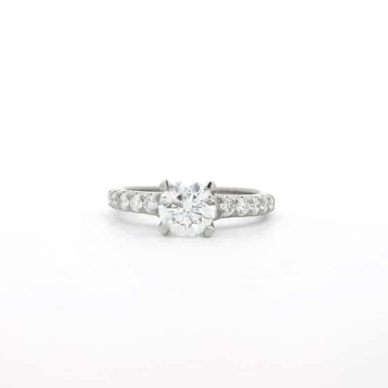 Clare &ndash; 0.80ct E VVS Round Lab-Diamond Engagement Ring