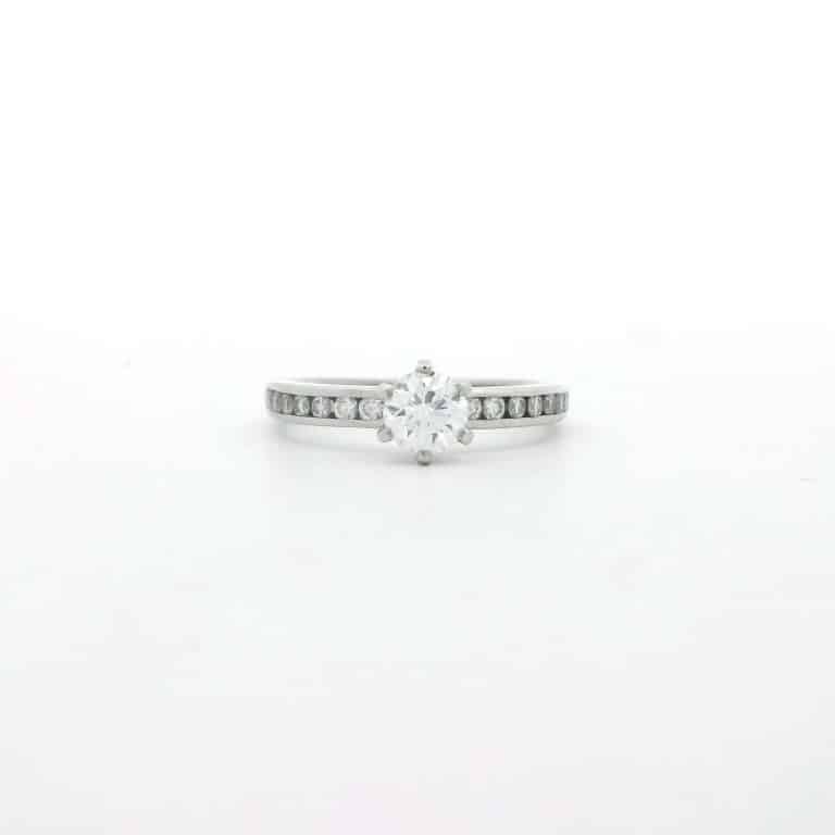 0.50ct E VS Round Classic Tiffany and Co Engagement Ring