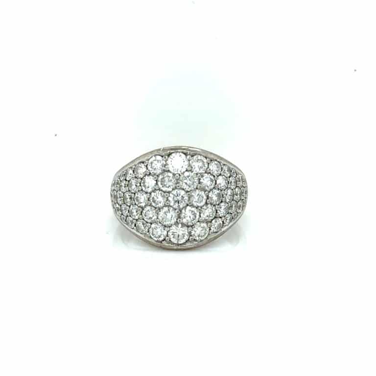 3ct Pave Diamond Dress Ring