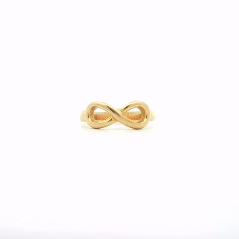 Yellow Gold Infinity Dress Ring
