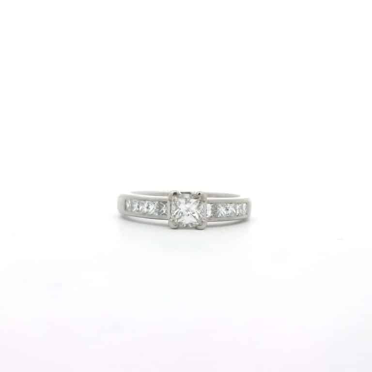 0.50ct G VS Princess Diamond Engagement Ring