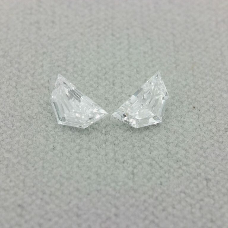 0.6ct E VS Matched pair of Shield Cut Diamonds