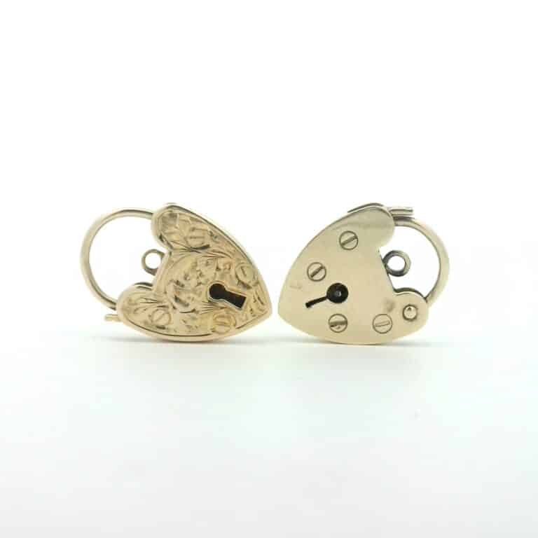 9ct Yellow Gold Padlock