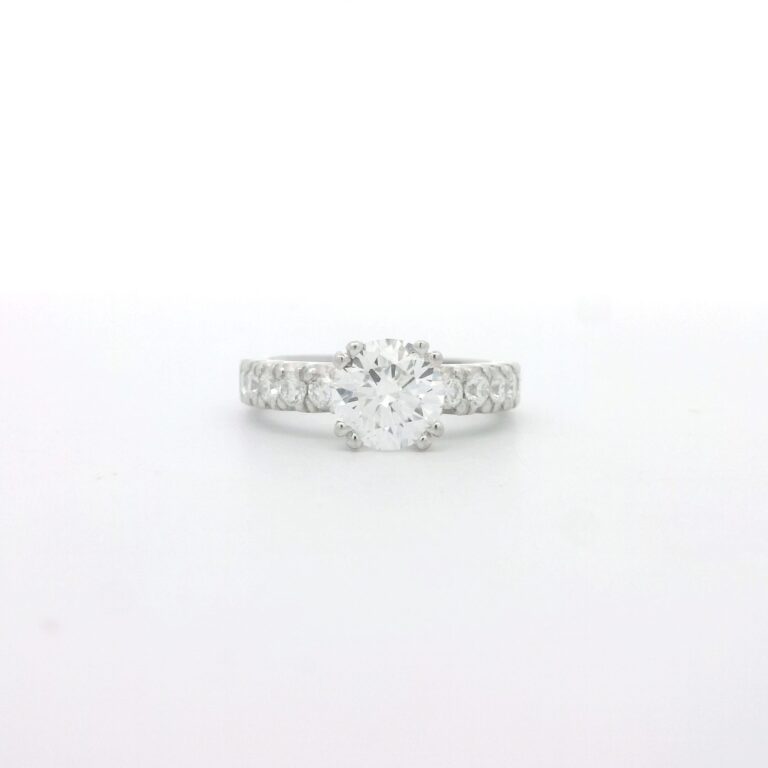 Eve – 1.4ct E SI Round Diamond Engagement Ring