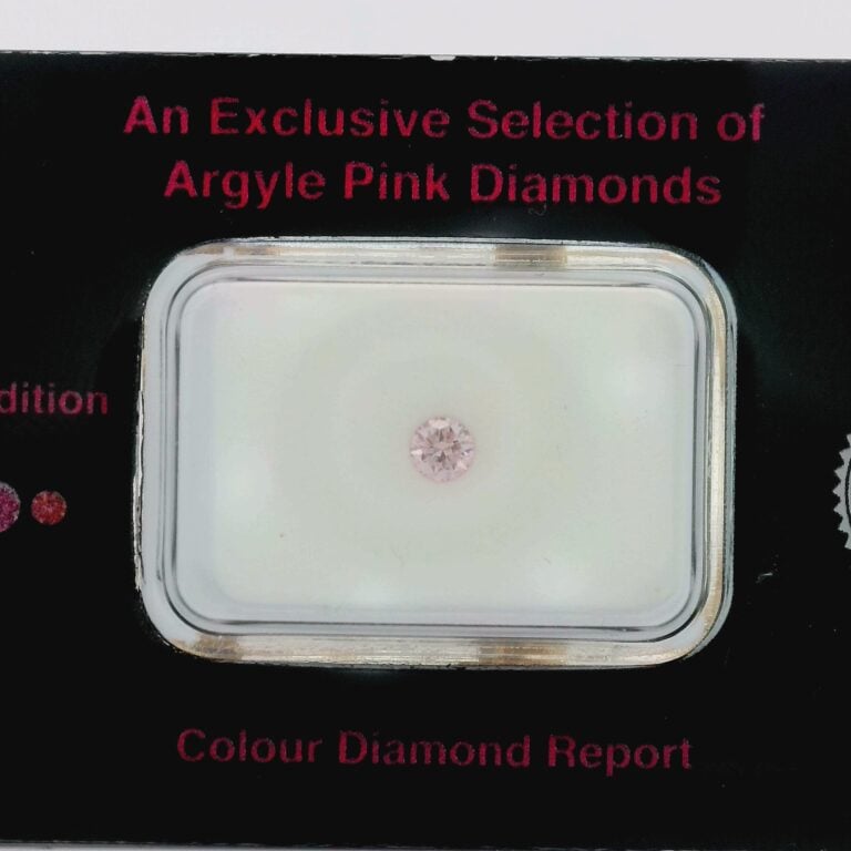 0.10ct 7P SI Round Argyle Pink Diamond