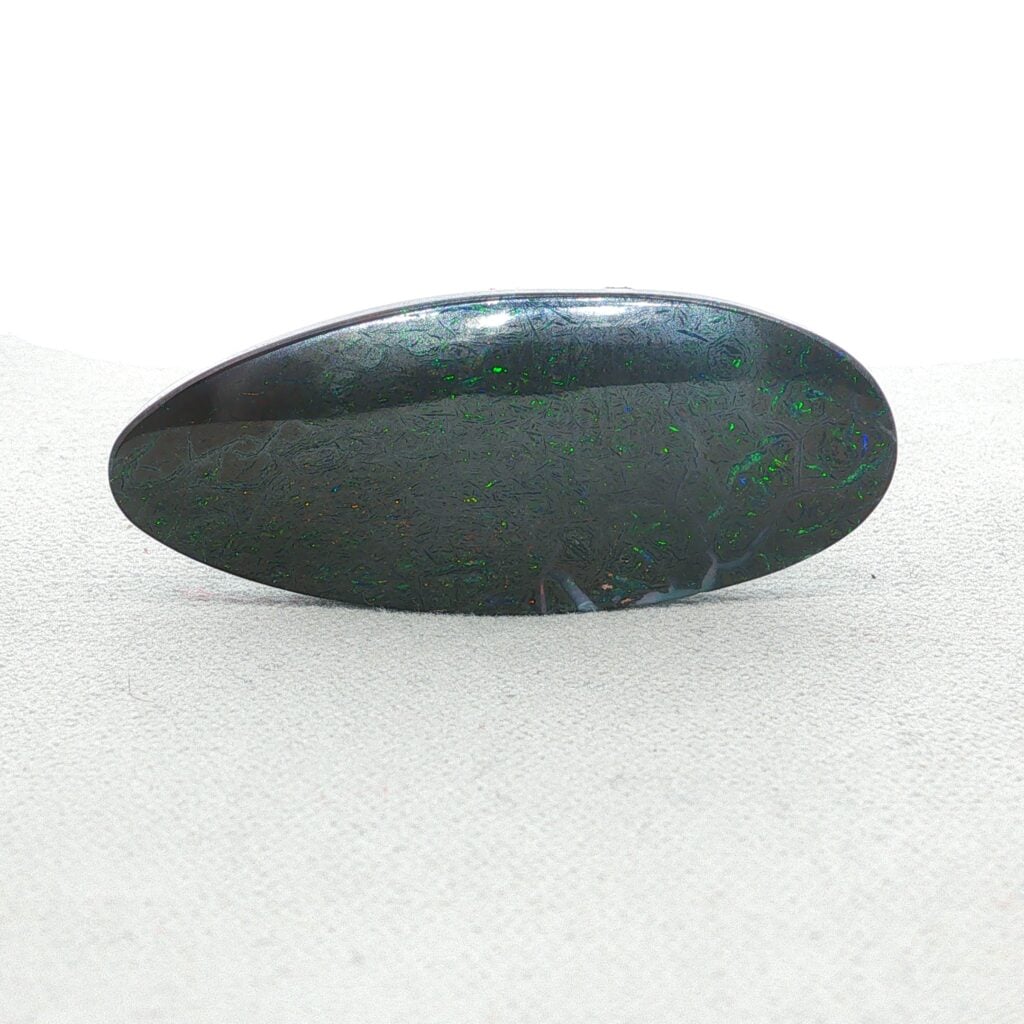 30ct Oval Cabochon Boulder Opal
